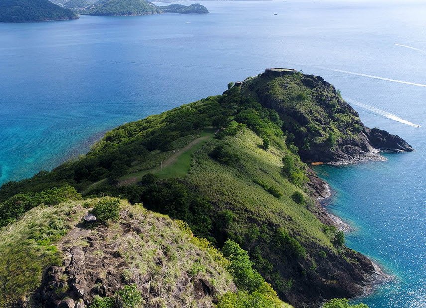 Pigeon Island National Park, Gros Islet, northwestern coast, Saint Lucia